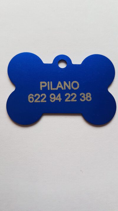 Chapa personalizada azul