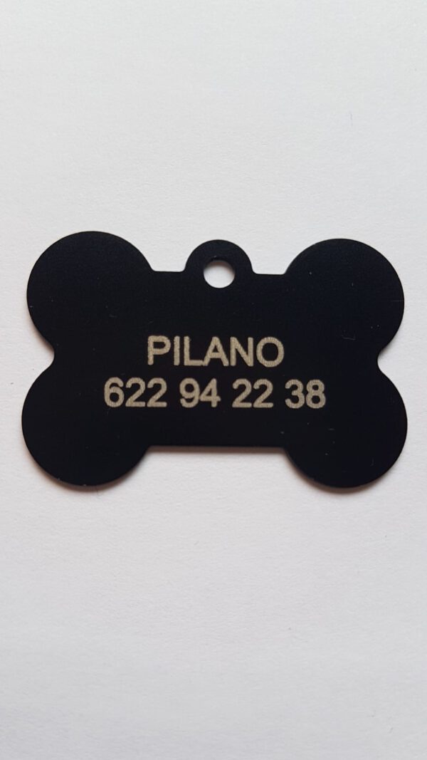 Chapa personalizada negra